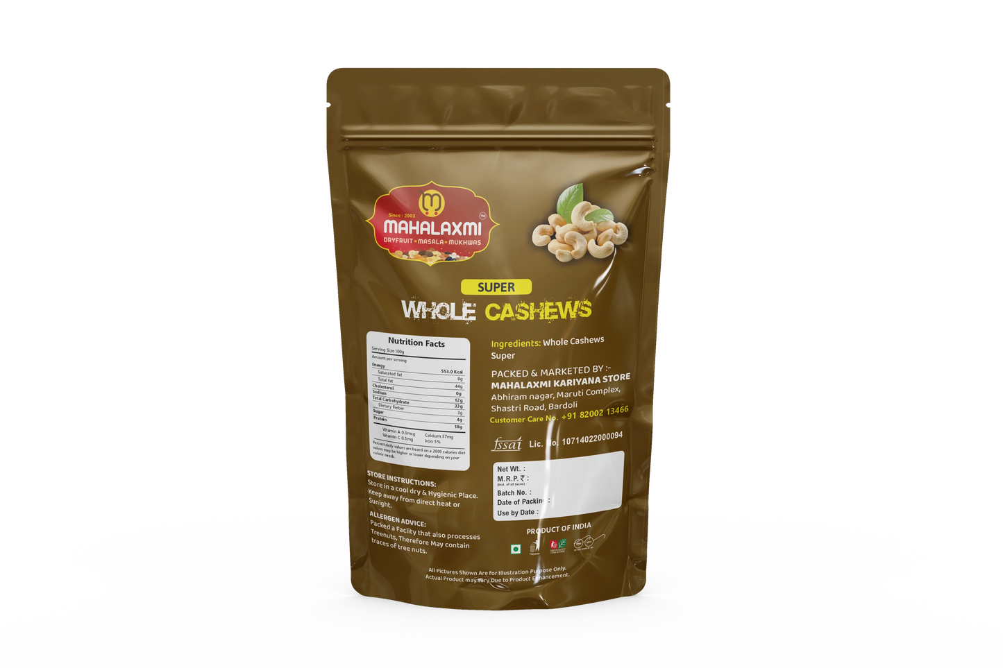 Super Whole Cashews
